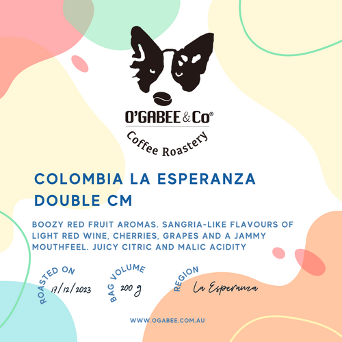 Colombia La Esperanza Double CM - O'GaBee & Co Coffee Roastery