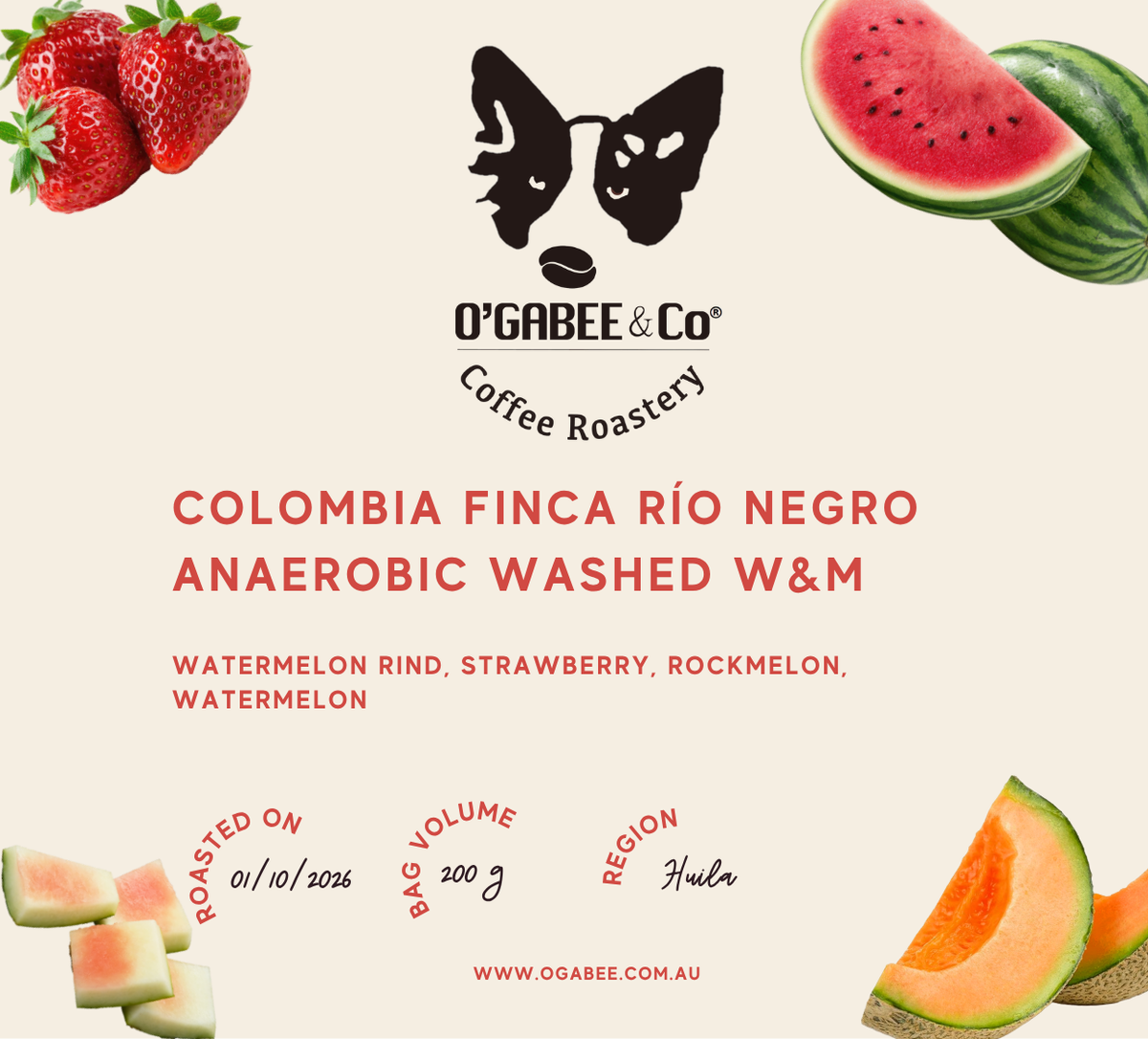 Colombia Finca Río Negro Rockmelon/Warermelon